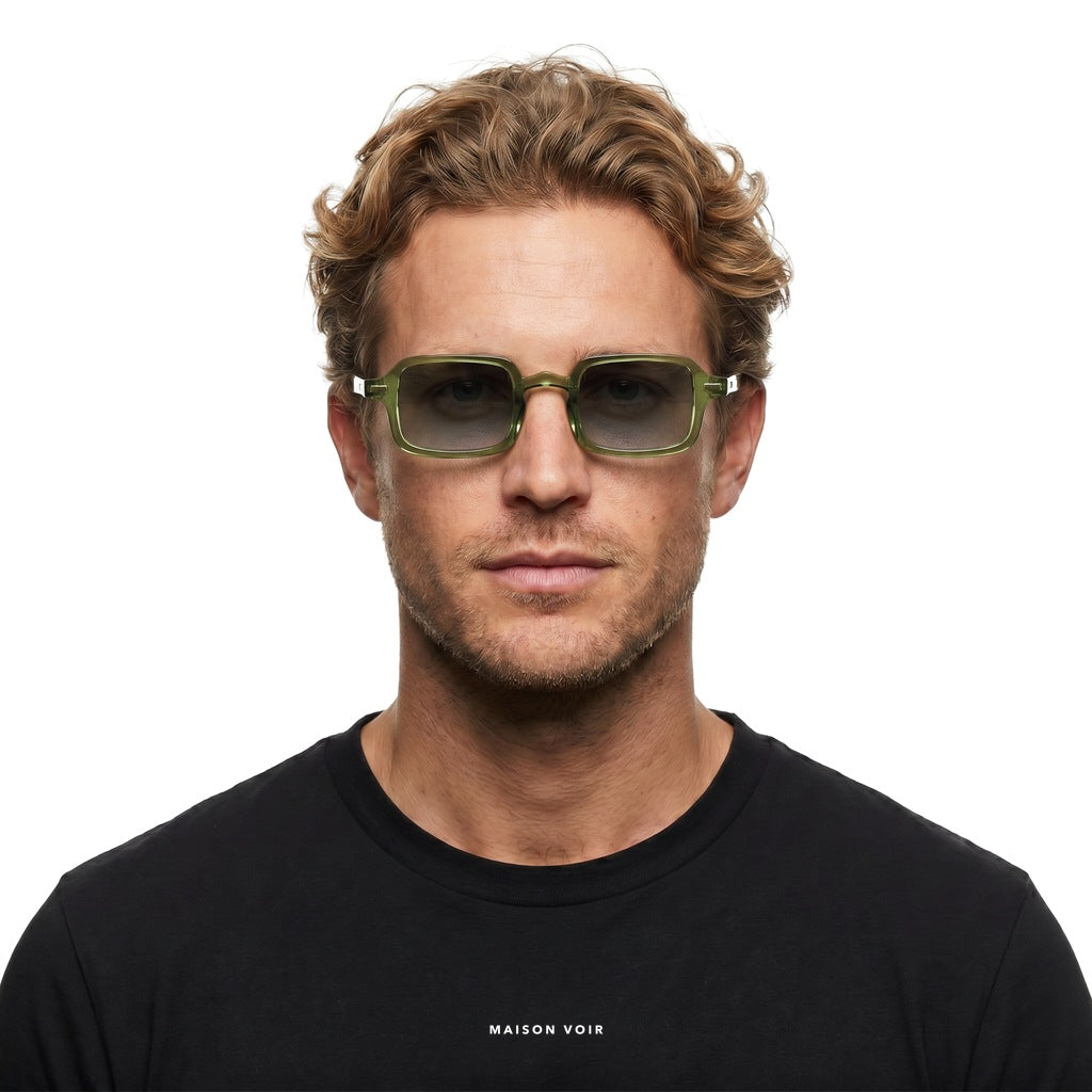 Milan - Green with Dark Lenses - model male