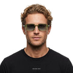 Milan - Green with Dark Lenses - model male