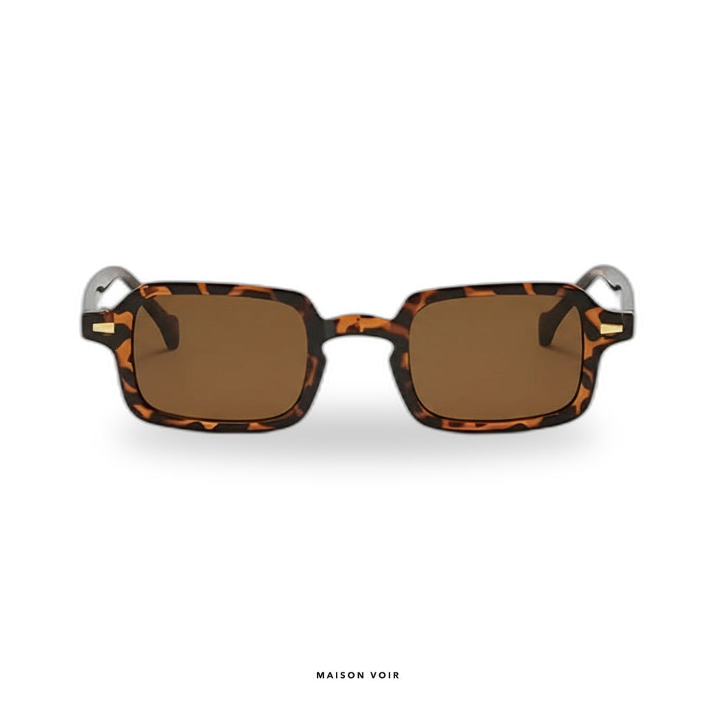 Milan - Leopard with Brown Lenses