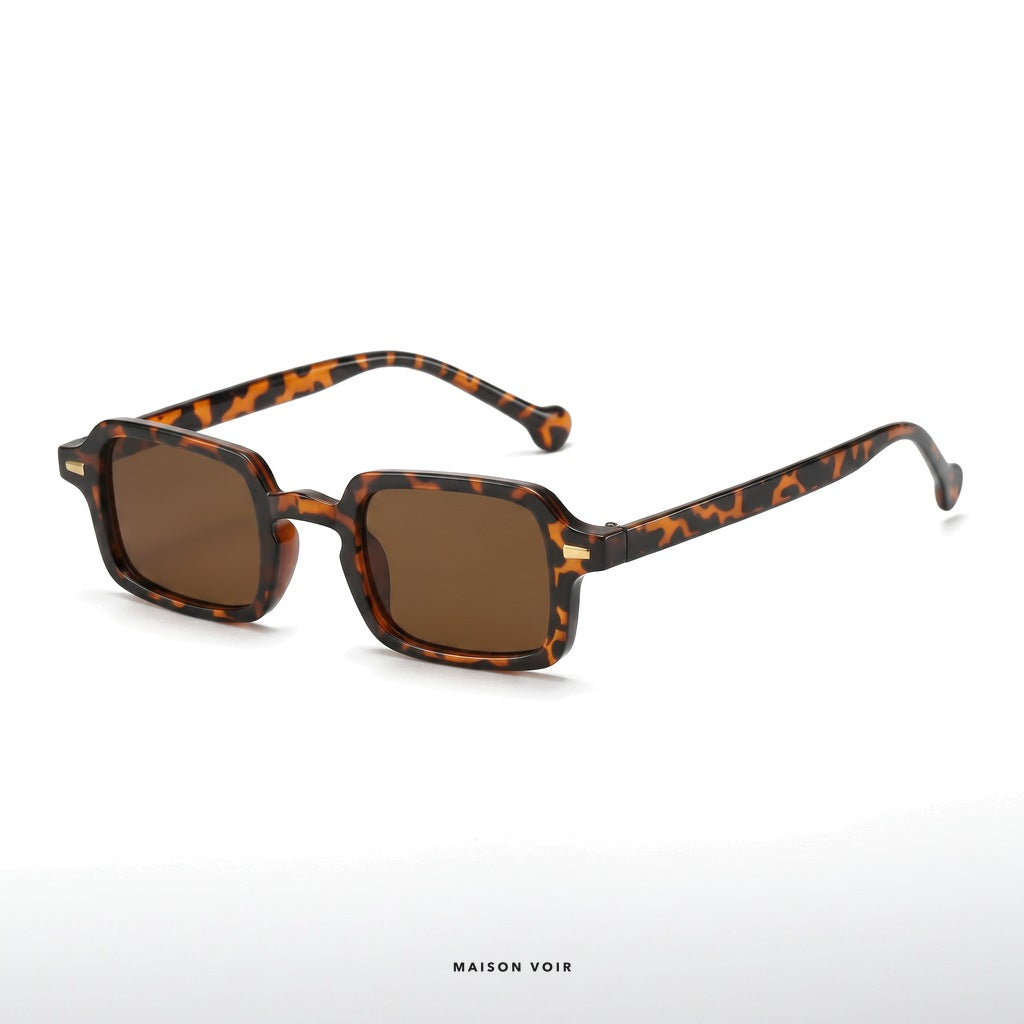 Milan - Leopard with Brown Lenses - angle left