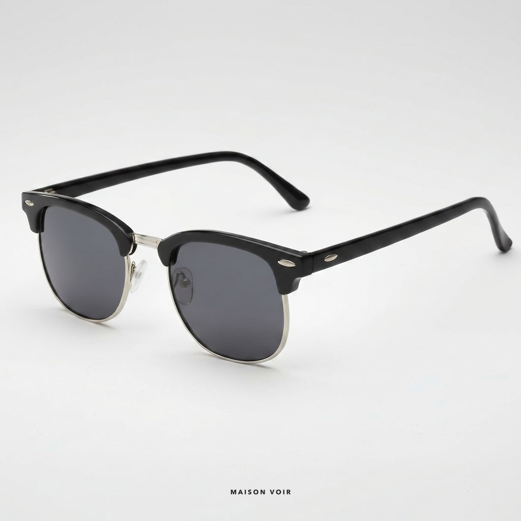 Monaco - Black with Black Lenses - angle left