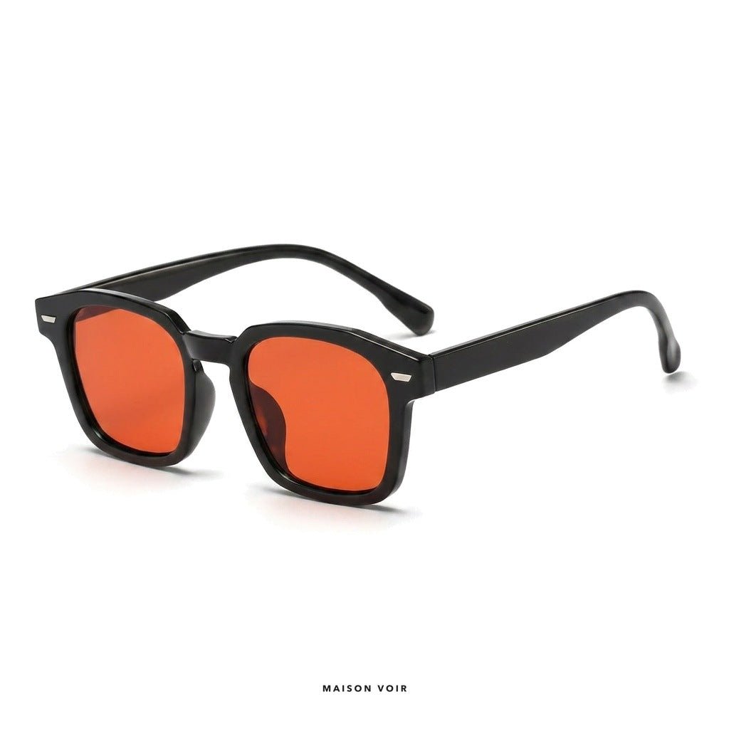 New York - Black with Red Lenses - angle left