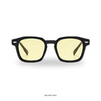 New York - Black with Yellow Lenses