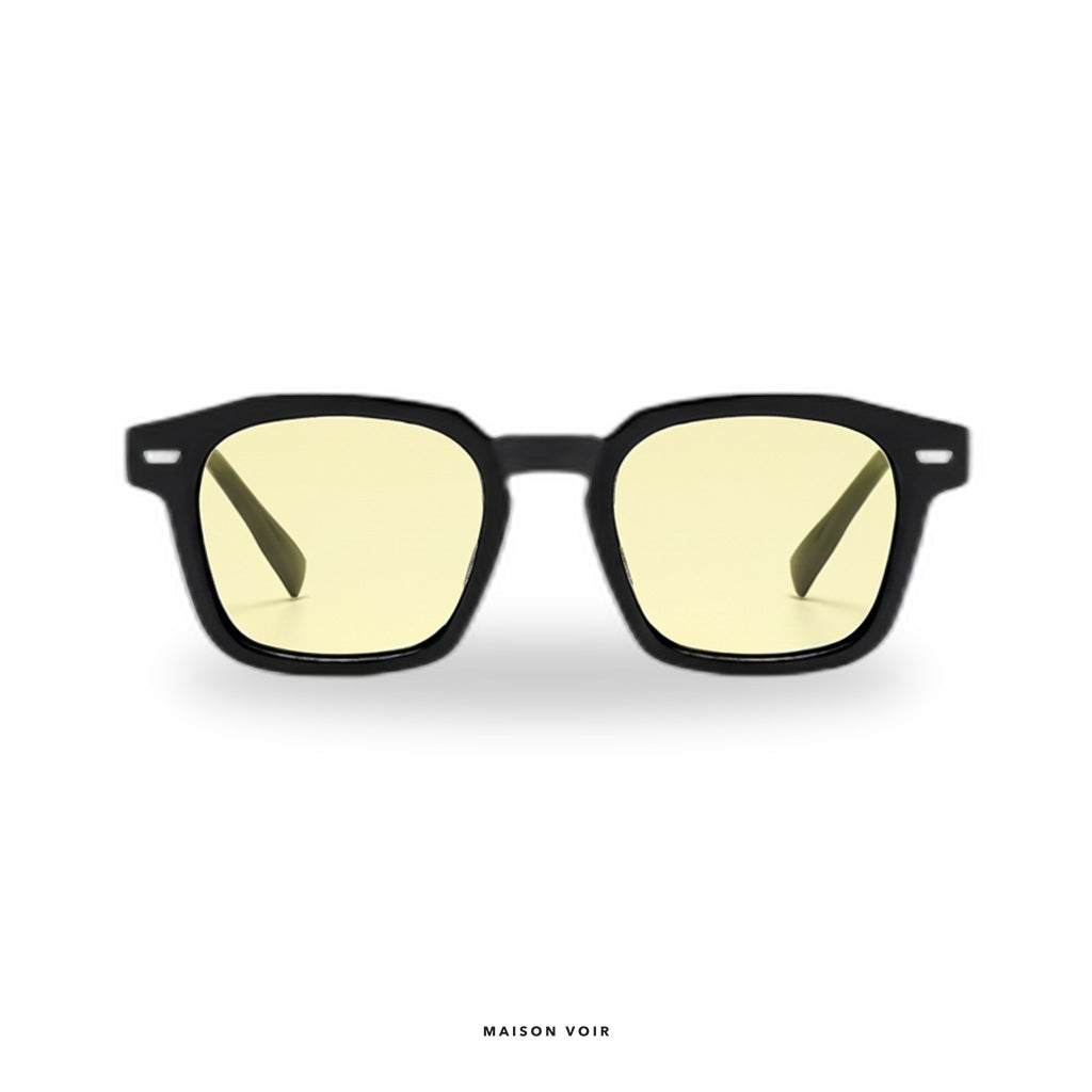 New York - Black with Yellow Lenses