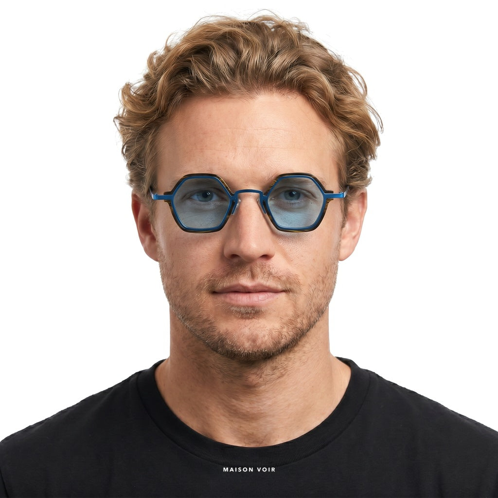 Nice - Blue with Blue Lenses - model male