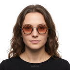 Nice - Leopard with Orange Lenses - model female