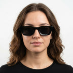 Paris - Black with Black Lenses - model female