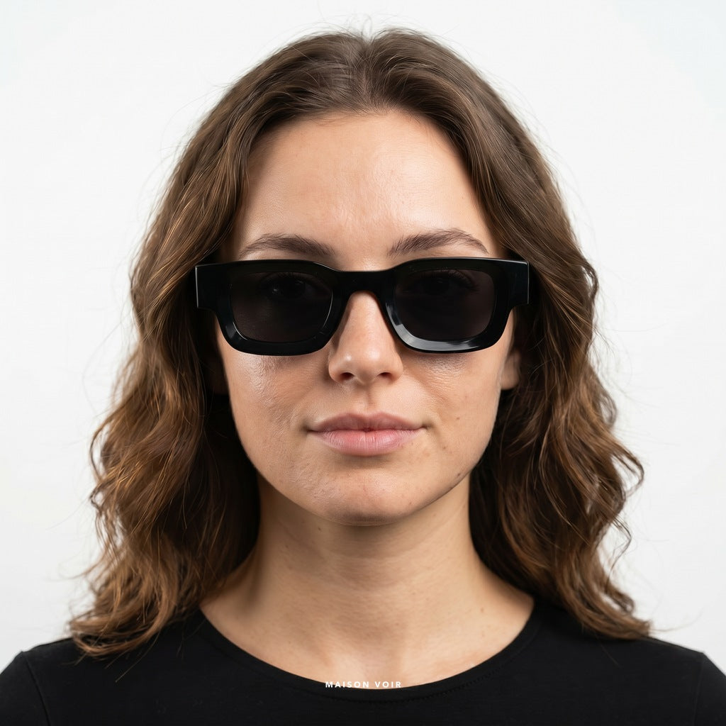 Paris - Black with Black Lenses - model female