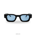 Paris - Black with Blue Lenses