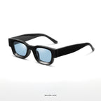 Paris - Black with Blue Lenses - angle left