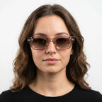 Paris - Pink with Gradient Lenses - model female