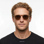 Portofino - Champagne with Brown Lenses - model male