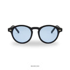 Saint-Tropez - Black with Blue Lenses