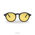 Saint-Tropez - Black with Yellow Lenses