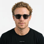 Santorini - Grey with Dark Lenses - model male