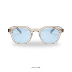 Santorini - Transparent with Blue Lenses