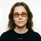 Tokyo - Leopard with Yellow Lenses - model female