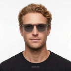 Portofino - Grey/Transparent with Grey Lenses - model male