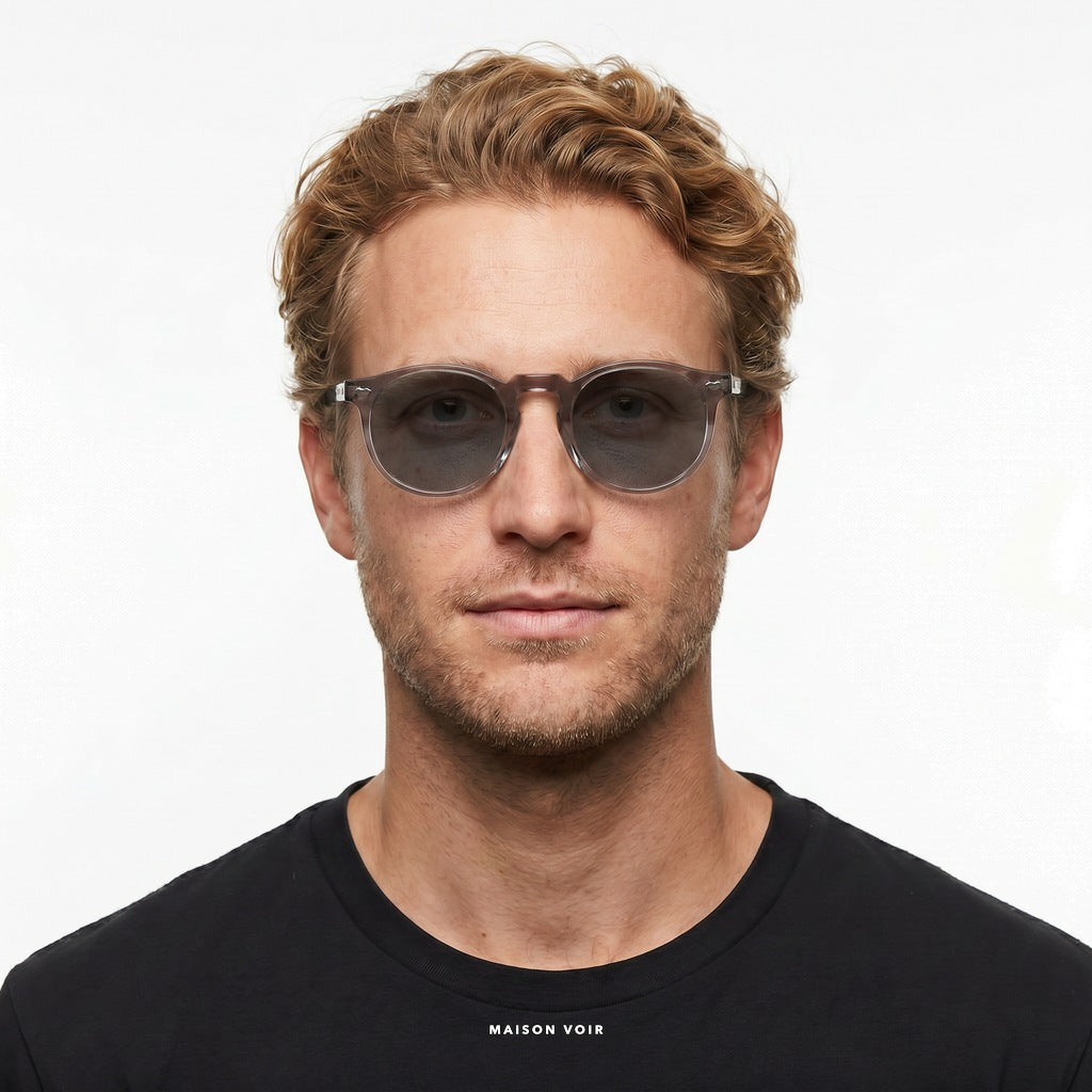 Portofino - Grey/Transparent with Grey Lenses - model male