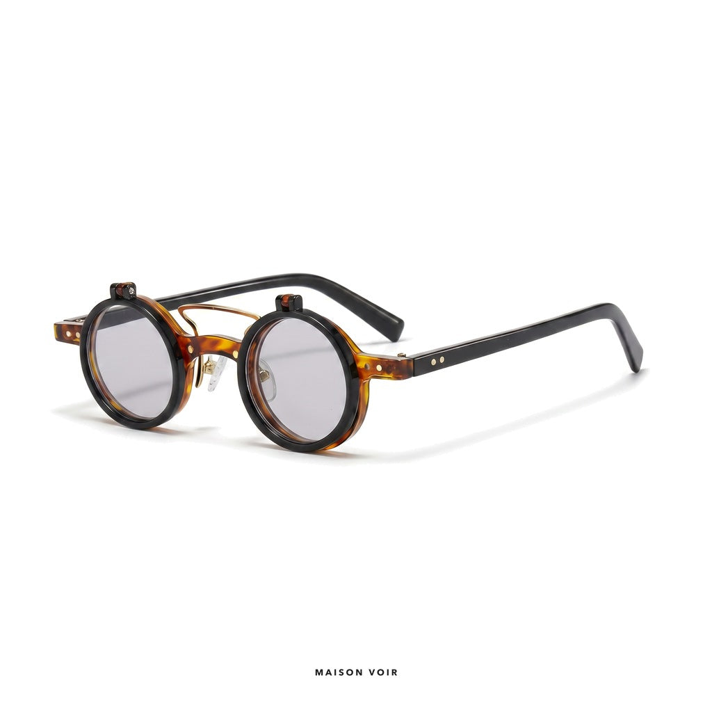 Amsterdam - Black/Turtle and Gray Lenses - angle left