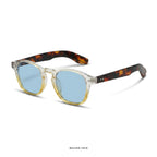 Ibiza - Transparent/Turtle with Blue Lenses - angle left