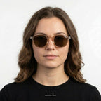 Ibiza - Transparent/Turtle with Brown Lenses - model female