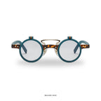 Amsterdam - Blue/Turtle with Gray Lenses
