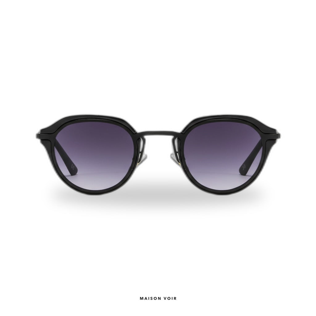 Venice - Black with Purple Lenses