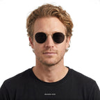 Verona - Gold with Black Lenses - model male