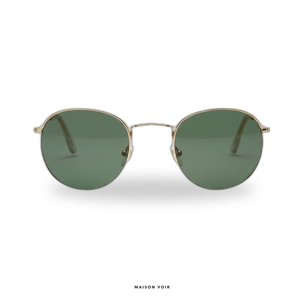 Verona - Gold with Green Lenses