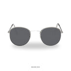 Verona - Silver with Black Lenses
