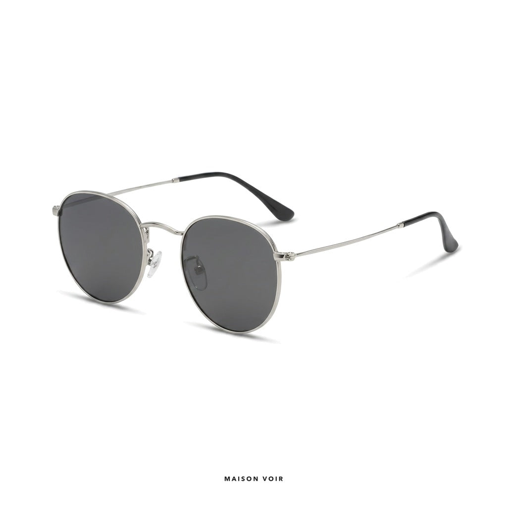Verona - Silver with Black Lenses - angle left