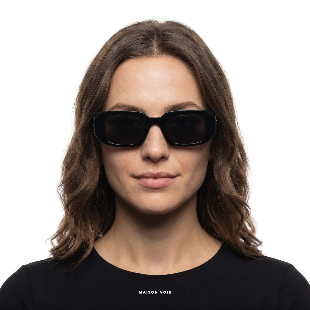 Vienna - Black with Black Lenses - model female
