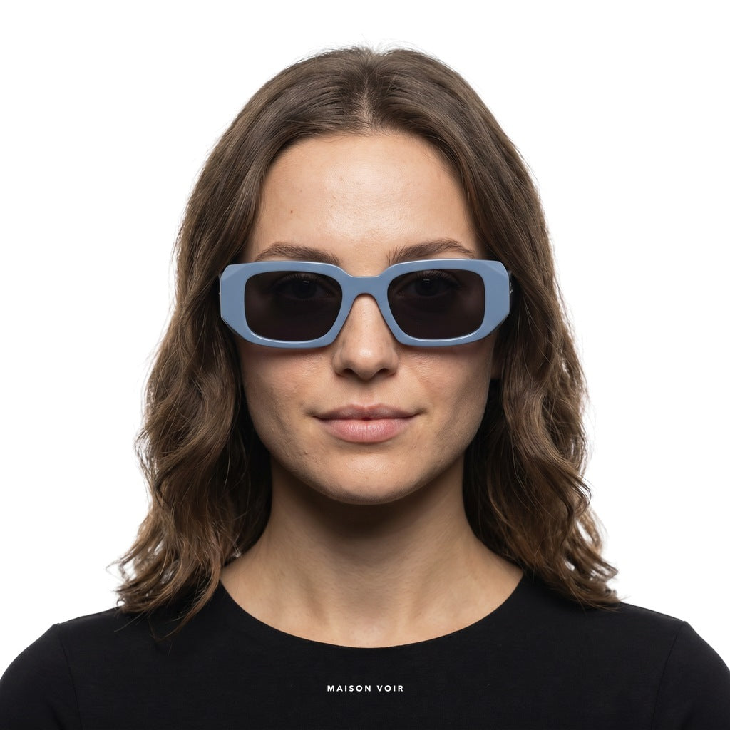 Vienna - Blue with Dark Lenses - model female
