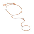 Rivière Rose Gold Hand Chain