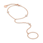 Rivière Rose Gold Hand Chain