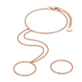Lumière Rose Gold Hand Chain