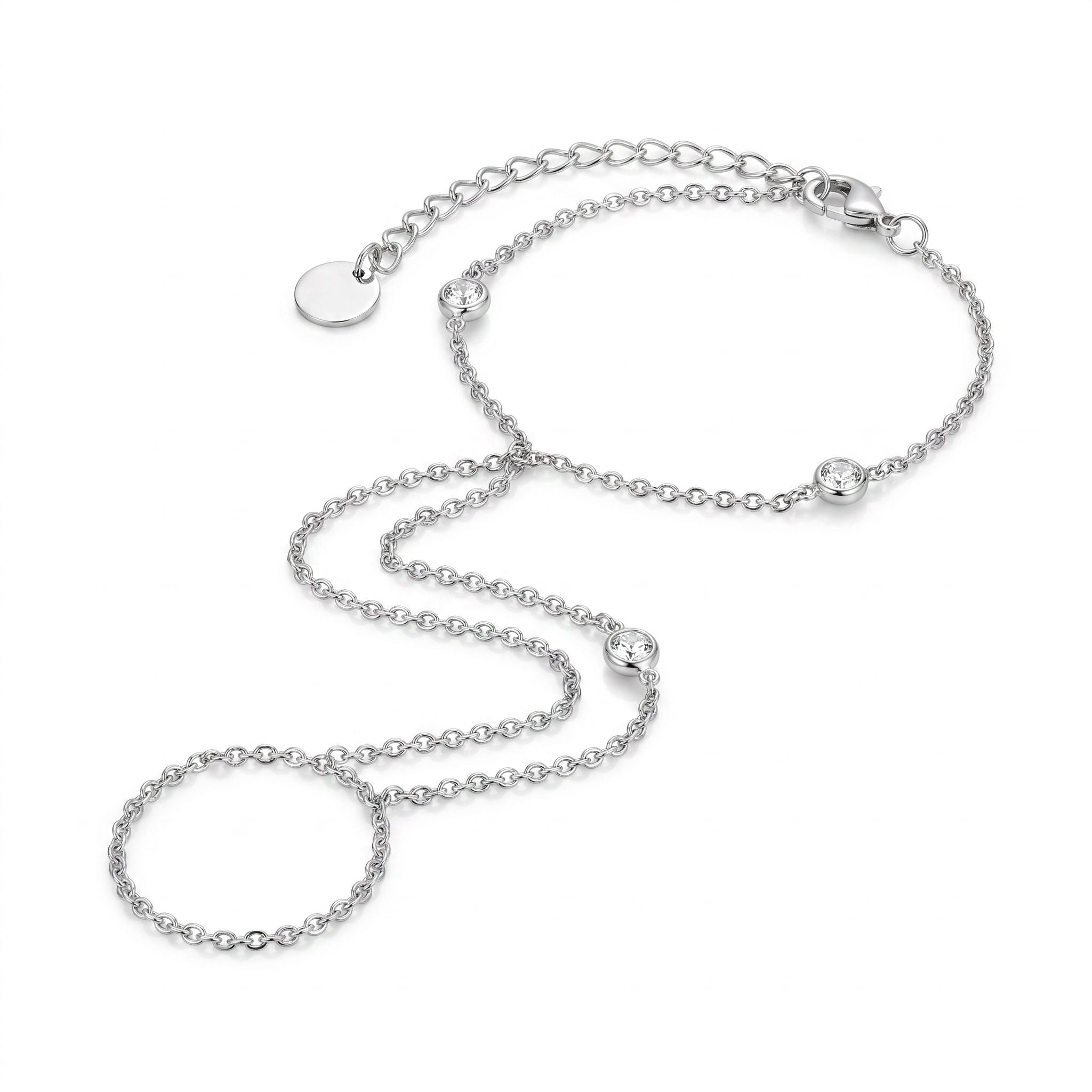 Rivière Silver Hand Chain