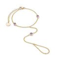 Rivière Amethyst Hand Chain