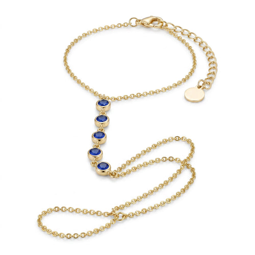 Étincelle Sapphire Hand Chain