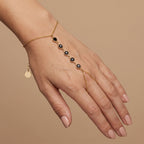 Étincelle Onyx Hand Chain - worn on hand