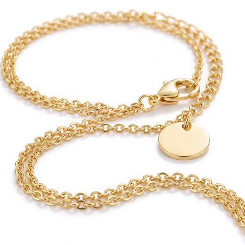 Lumière Gold Hand Chain - macro detail