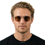 Livorno - Transparent with Brown Lenses - model male