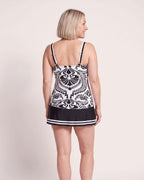The Altea Tankini - [Beige Tribal] - back