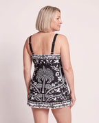The Altea Tankini - [Black Tropical] - back