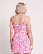 The Altea Tankini - [Pink Paisley] - back
