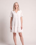 The Antibes Sundress - [White] - front