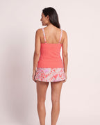The Begur Tankini - [Coral Paisley] - back