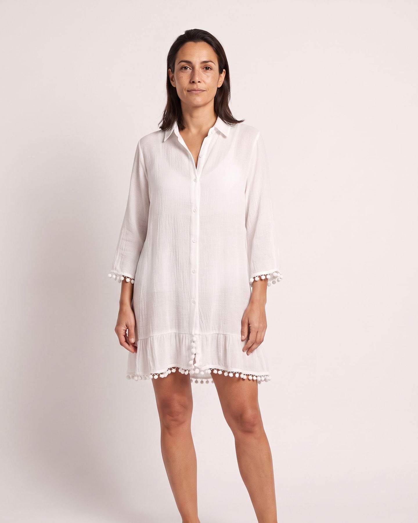 The Capri Cover-Up - [White] - front