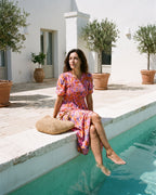 The Cavalaire Sundress - [Multi Color Floral] - lifestyle